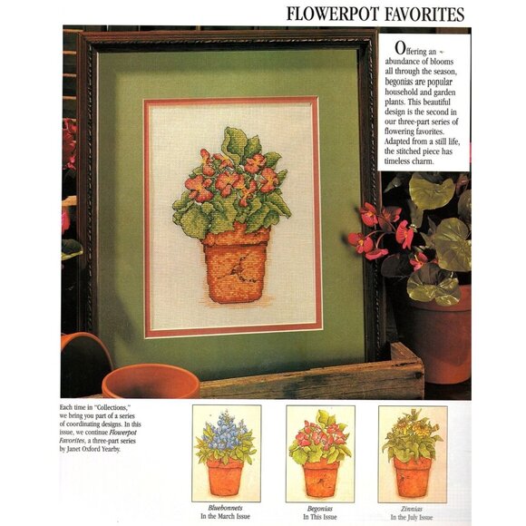 For The Love Of Cross Stitch Magazine May 1995 Vintage Cross Stitch Patterns - Picture 4 of 5